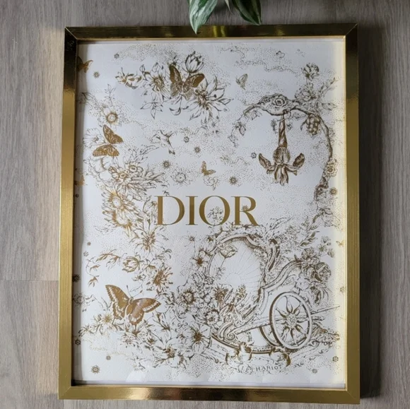 5pcs Dior Cosmetic Pouch, Ribbon And Framed Shopping Bag - Picture 6 of 15